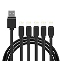 Gigastone ?5-Pack? Charging Cable for Apple Lightning Devices, 3ft Fast Charge 12W, Compatible with iPhone, iPad, Charging only, Data Sync not…
