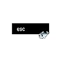 Dolphin.dyl(TM) Replacement Individual Key Cap for US MacBook Pro A1706 A1707 A1708 Key Keyboard(Key Cap Only) (esc)