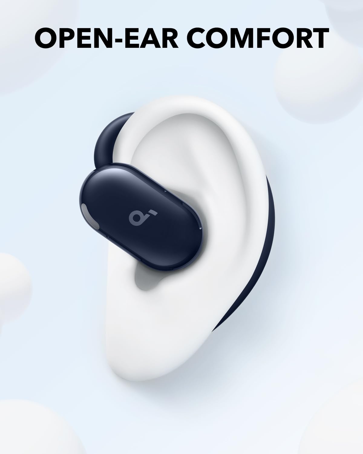 Soundcore V20i by Anker Open Ear Earbuds, Open Ear Headphones True Wireless