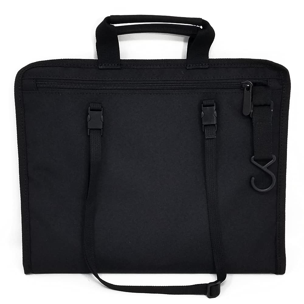 SO~MINE Touch Screen Tablet Case | With Compatible Cover | Organizer Bag | 6 Storage Pockets | Fits Over Airplane and Car Seat Backs | Adjustable
