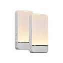 Dawnrise Night Lights Plug into Wall, Invisible Motion Sensor Night Light, Soft Warm or Cool White Selectable, Brightness Adjustable, LED Night Lights