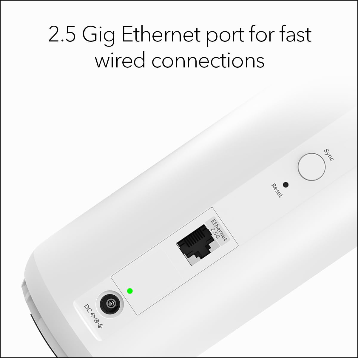 NETGEAR Orbi 370 Series (RBE370) Dual-Band WiFi 7 Mesh Network Add-on Satellite - Works with RBE372, RBE373, RBE374, Security Features, 5 Gbps, Adds