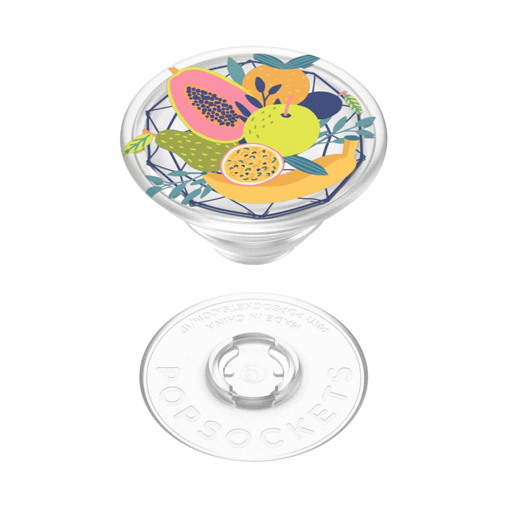 PopSockets Adhesive Phone Grip, Holder, Phone Stand, Fruit - Tropical Fruit Salad