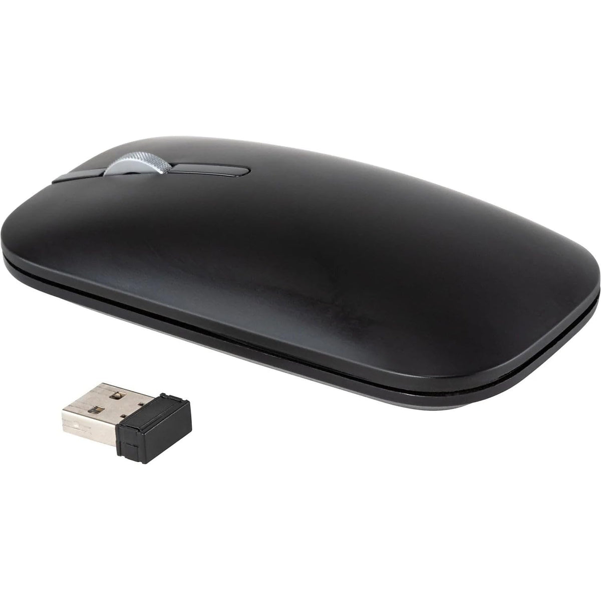 Digital Innovations LoPro Low Profile Wireless Mouse, USB Receiver, Black
