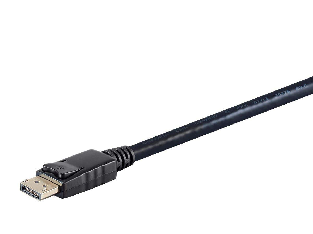 Monoprice DisplayPort 1.1 to HDTV Cable, 4K@24Hz, 1080p@60Hz, 48-bit Deep Color, Gold Plated Connectors, 6 Feet, Black