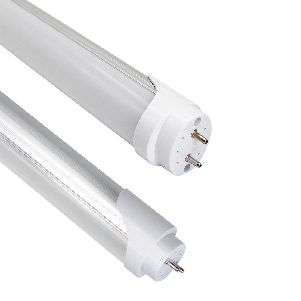 LightingWill LED T8 Light Tube 3FT, Warm White 3000K-3500K, Dual-End Powered Ballast Bypass, 2000 Lumens 15W (32W Fluorescent Equivalent), Frosted