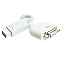 Mini-DVI to VGA Adapter Cable, Mini-DVI Male to HD15 Female, 6 inch