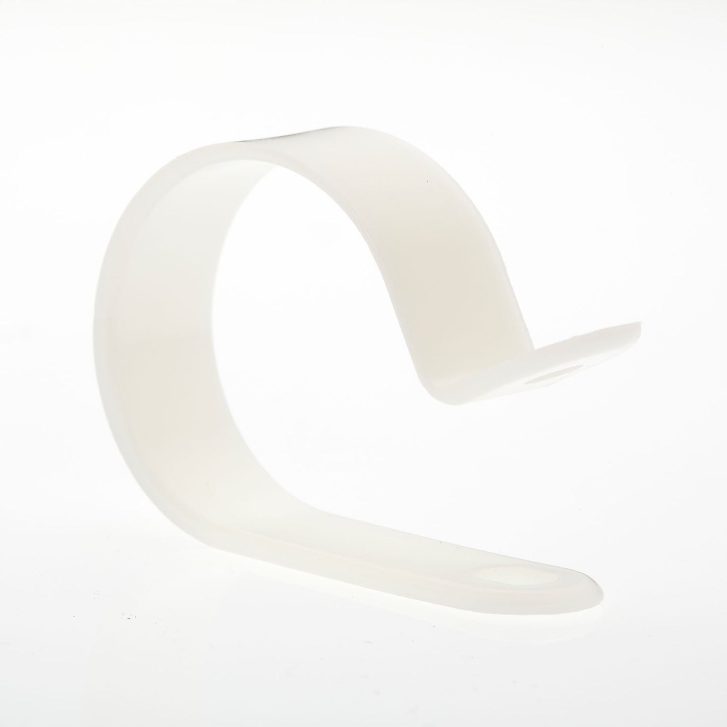 100 Pack R-Type Cable Clamp 1/4" - Clear White - Wire Management - Wire Organizer - Home, Automotive, Marine, Office Wire Organizer