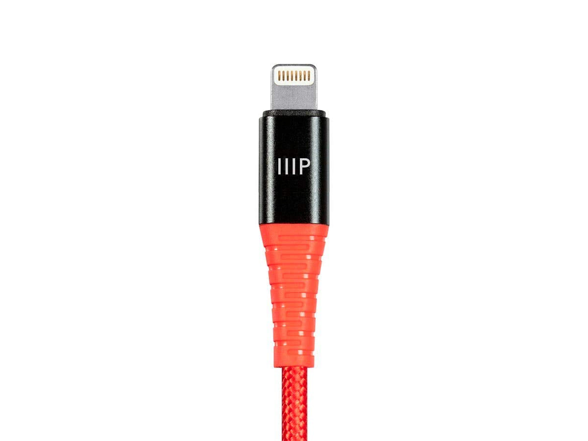 Monoprice Durable Apple MFi Certified USB?C to Lightning Cable - Fast Charging, Flexible, Kevlar-Reinforced Nylon-Braided Jacket, iPhone 13, Pro, Pro…