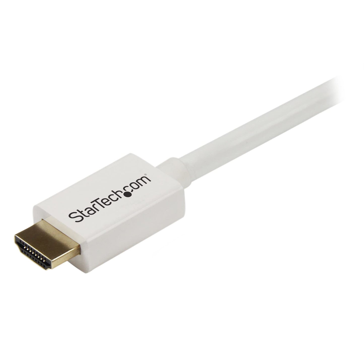 StarTech.com 5m 16 ft White CL3 In-wall High Speed HDMI Cable - Ultra HD 4k x 2k HDMI Cable - HDMI to HDMI M/M - Audio/Video, Gold-Plated