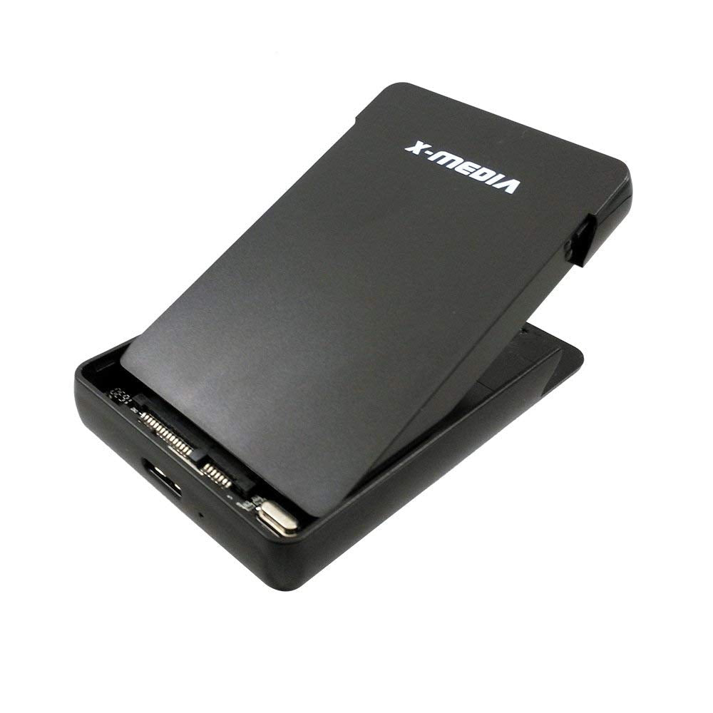 X-MEDIA XM-EN2279U3 2.5-Inch Tool-Free USB 3.0 SATA Hard Disk Drive HDD External Enclosure Case for 7mm / 9.5mm 2.5-Inch SATA HDD and SSD