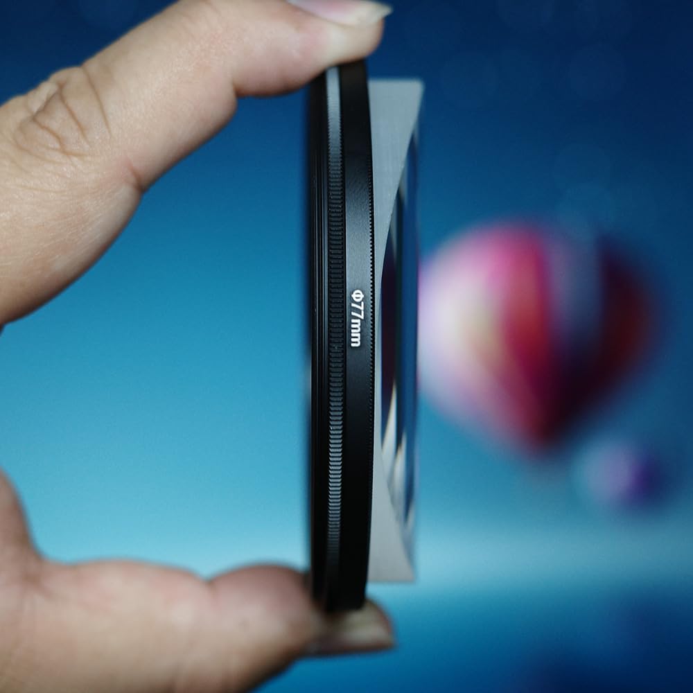 ZZQ&CCF 82mm Linear Prism Filter - Creative Photography Foreground Blur Filter