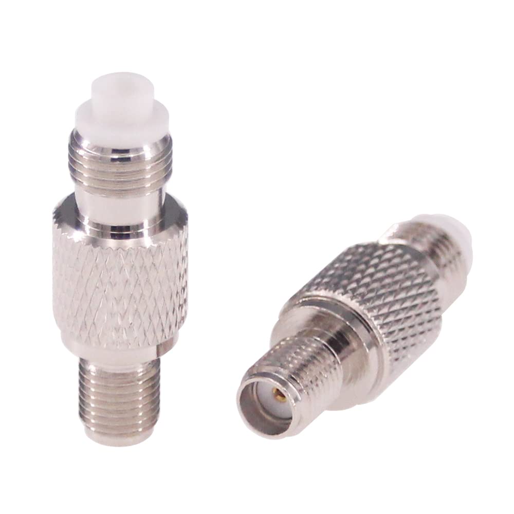 RFaha 4pcs SMA Female to FME Female RF Coaxial Coax Adapter SMA to FME Connector(F147-4)