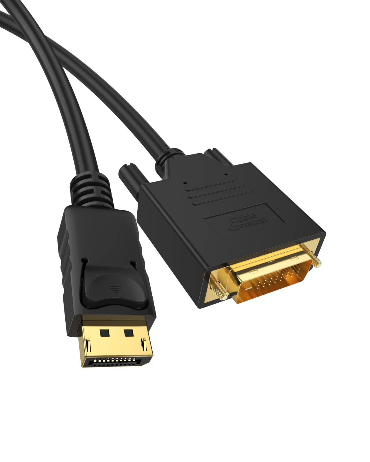 CableCreation Active DisplayPort to DVI Cable, 6FT DP to DVI-I Cord, Eyefinity Support Multi-Screen, Black