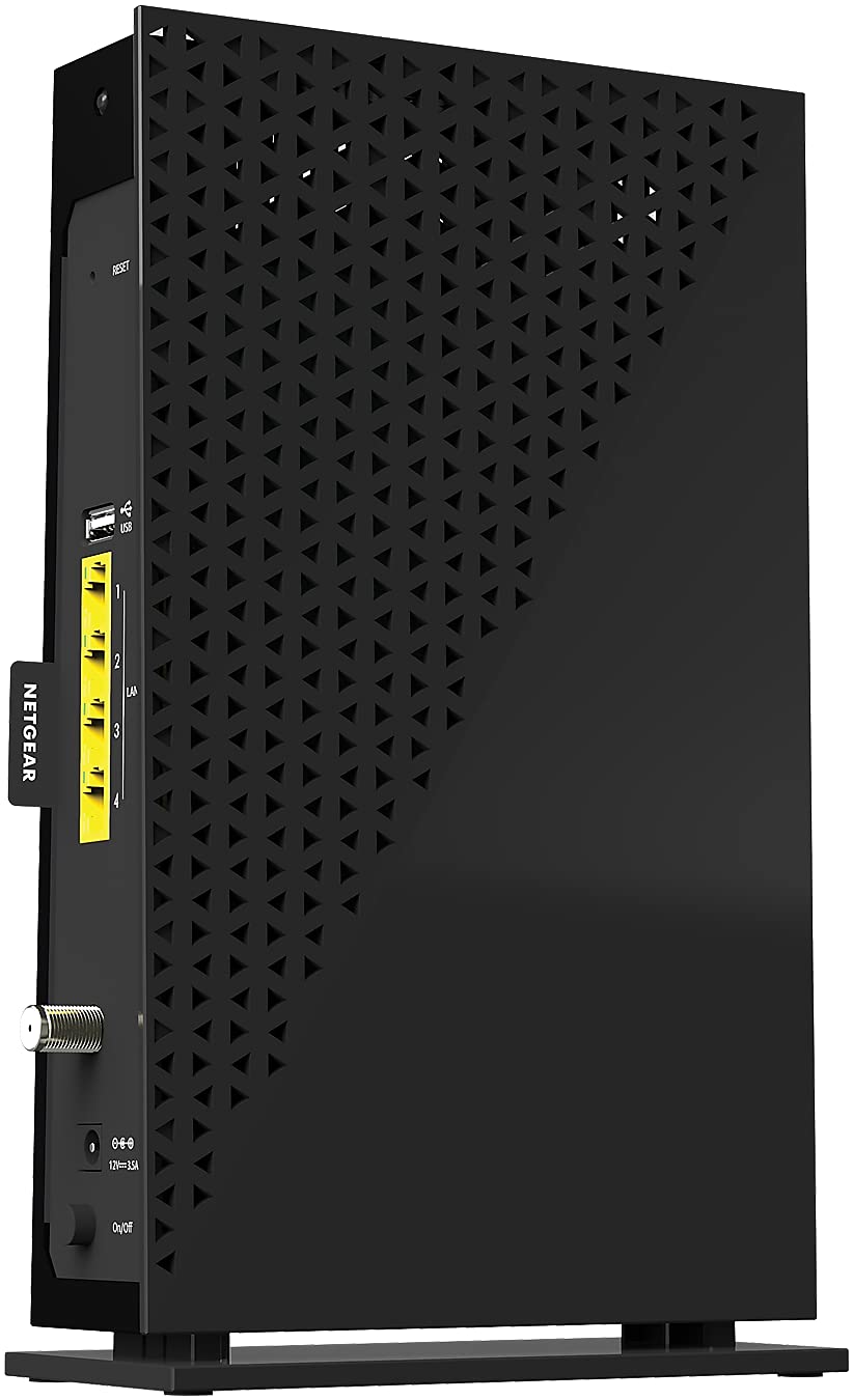 NETGEAR Cable Modem WiFi Router Combo C6300 | Compatible with Cable Providers Including Xfinity by Comcast, Spectrum, Cox for Cable Plans Up