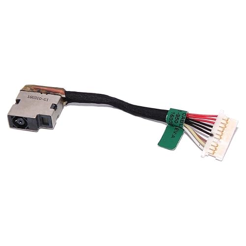 New AC DC Jack Power Charging Port Connector Socket Cable Harness Replacement for HP Omen 15-AX010CA 15-AX013DX 15-AX020CA 15-AX023DX 15-AX033DX