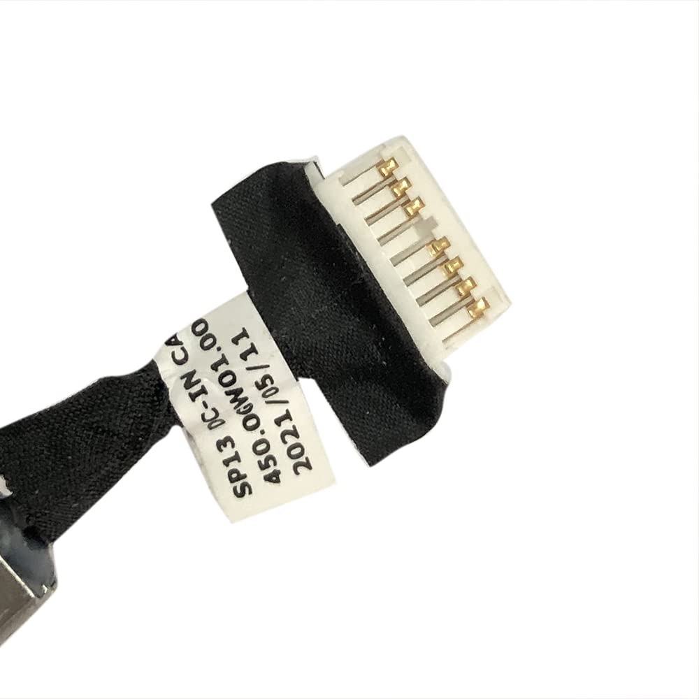 GinTai DC in Power Jack Socket Plug Cable for Dell Latitude 13 3301 Vostro 5390 5391 inspiron 5390 5391 4K41T 04K41T 450.0GW01.0001 WASP13/GVV01