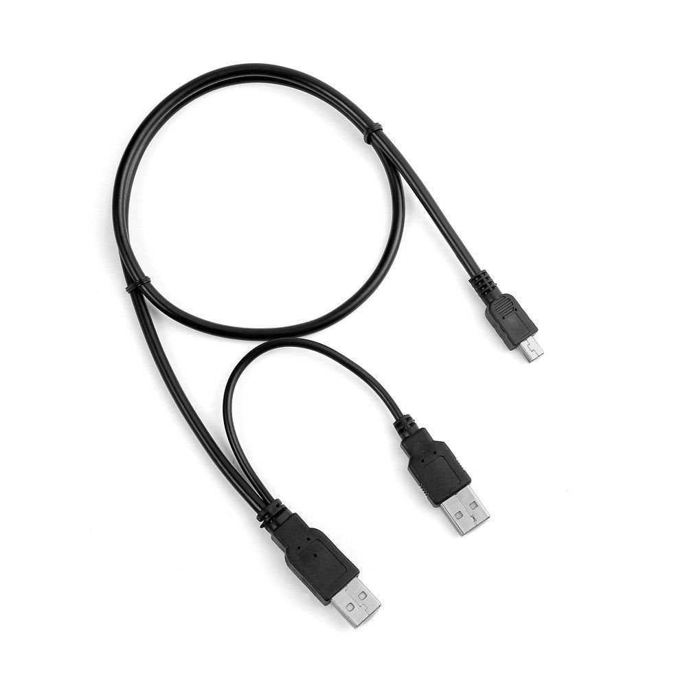 MaxLLTo™ USB Y Charger Data Cable Cord for EMC Iomega eGo USB 2.0 Portable Hard Drive HDD