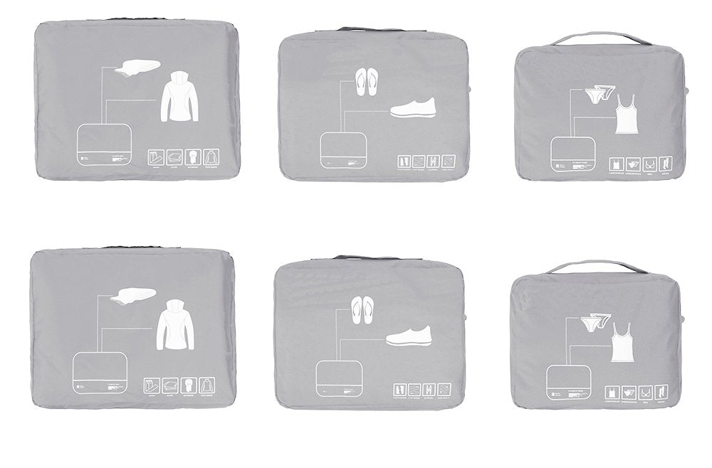 Packing Cubes Set Travel Luggage Organizers Suitcase Lightweight Accessories