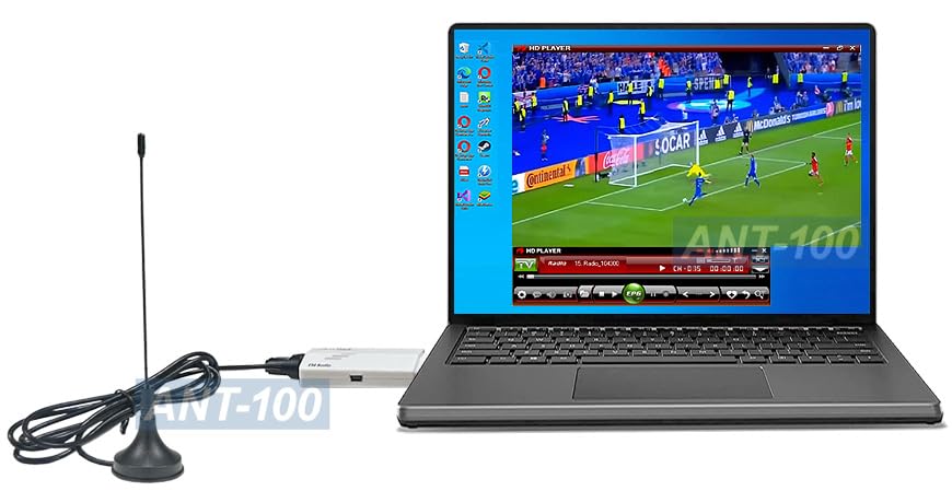 Mini Digital TV FM Antenna with 4 Feet Long Cord