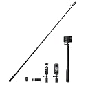 118" Extra Long Selfie Stick,10ft Invisible Selfie Stick,Aluminum Compatible with Insta360 X5/X4/X3 ONEX2/RS,Gopro,DJI Osmo Action 5/3,Cell Phone,with