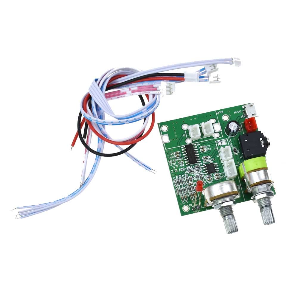 DC 5V 20W 2.1 Dual Channel Class D Audio Amplifier 3D Surround Stereo Digital Power Amplifier Board AMP Module
