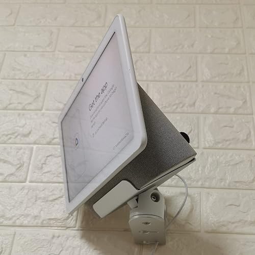 ATOPCAENRT Wall Mount for Google Nest Hub Max, Wall Mount Bracket, Space-Saving Design for Home, Office, Kitchen, Bedroom, Compatible with Google Nest