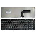 YUHUAI Laptop Keyboard Replacement, US QWERTY Layout, Black, 104 Keys, Wired, Ergonomic, For Asus X52 G51 G60 G72 G73 N61 A55 MB348-001
