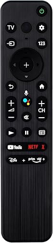 Amtone Smart Voice Remote Control RMF-TX800U Compatible with Sony A80K X80K X95K X90K X85K 4K 8K 2022 XR-65A80K RMF-TX900U HDR LED Smart TV
