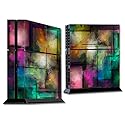 Skin Decal Vinyl Wrap for PS4 Sony Playstation Console (skins only) / Colorful Paint Modern