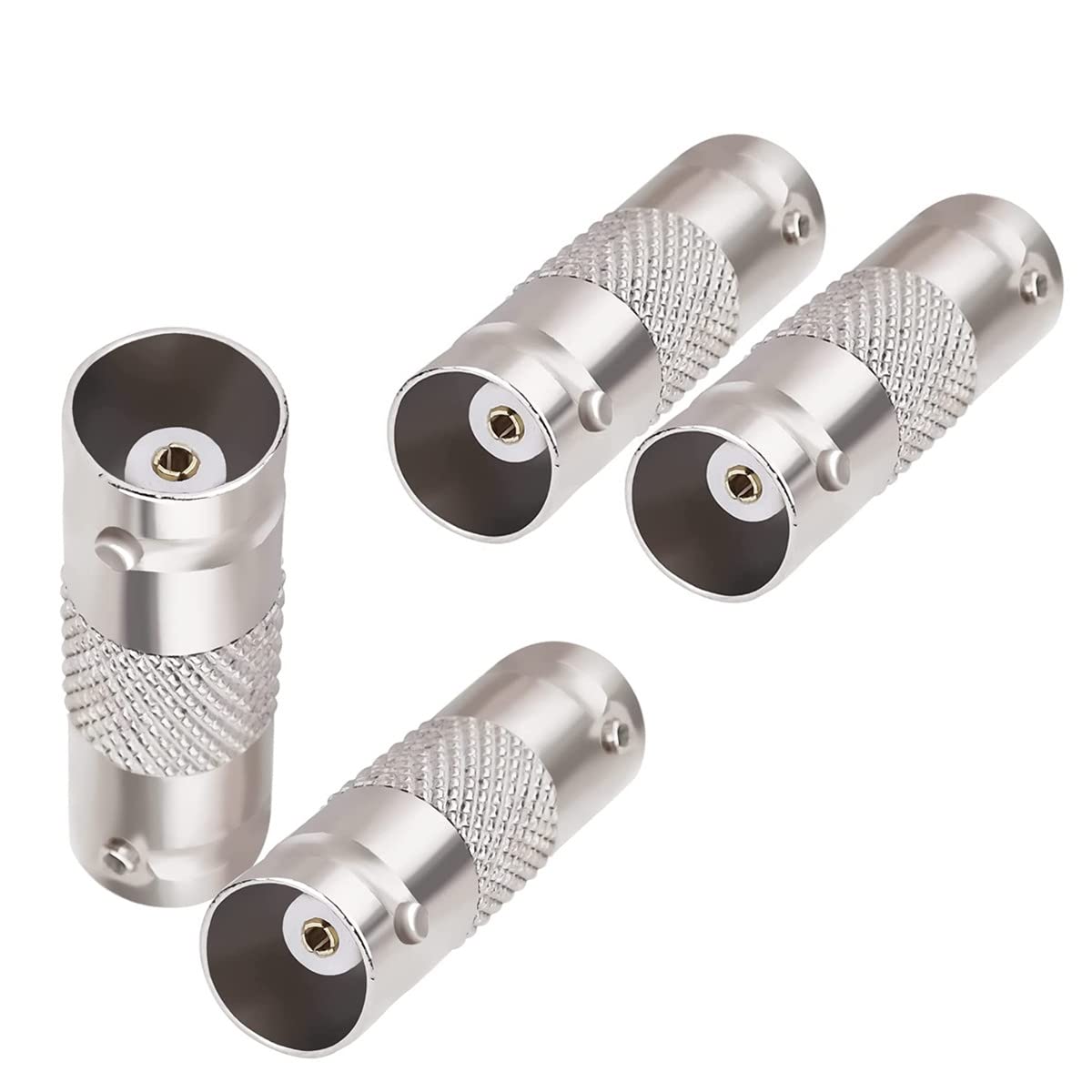 BeElion 10Pack BNC Female to BNC Female Jack Coupler Adaptor Connectors for Security CCTV DVR Camera System
