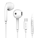 AaProMAX USB C Headphones for iPhone 16 Pro Earbuds Type C Wired Earphones with Mic & Remote Control HiFi Stereo for iPhone 16 Pro/PM/15, iPad Pro…