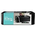 in-Box Desktop Mobile Charging Station & Power Strip Organizing Box, White