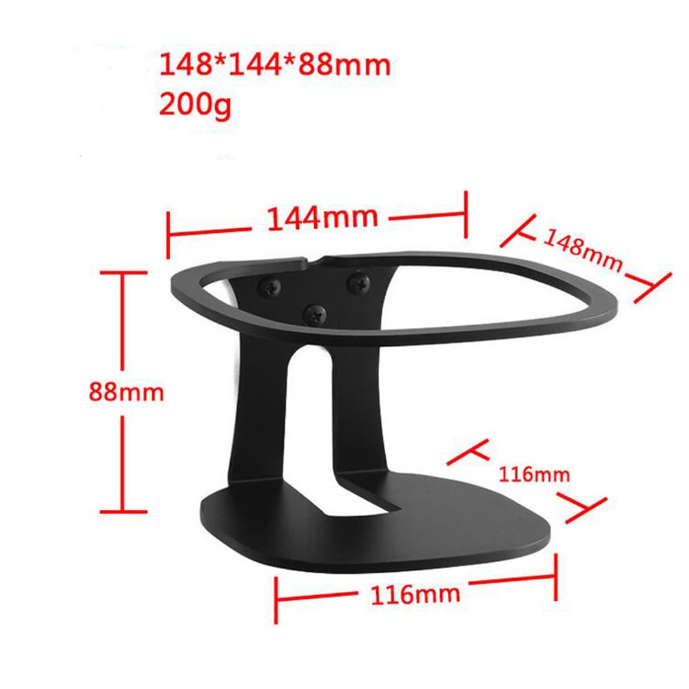 Coyktonty Aluminium Wall Bracket for JBL PULSE5 Speakers, Mounting Brackets (Black.)