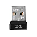 JUYUXIVM G703 USB Dongle Mouse Receiver Adapter Compatible with for Logitech Wireless Gaming Mouse G703