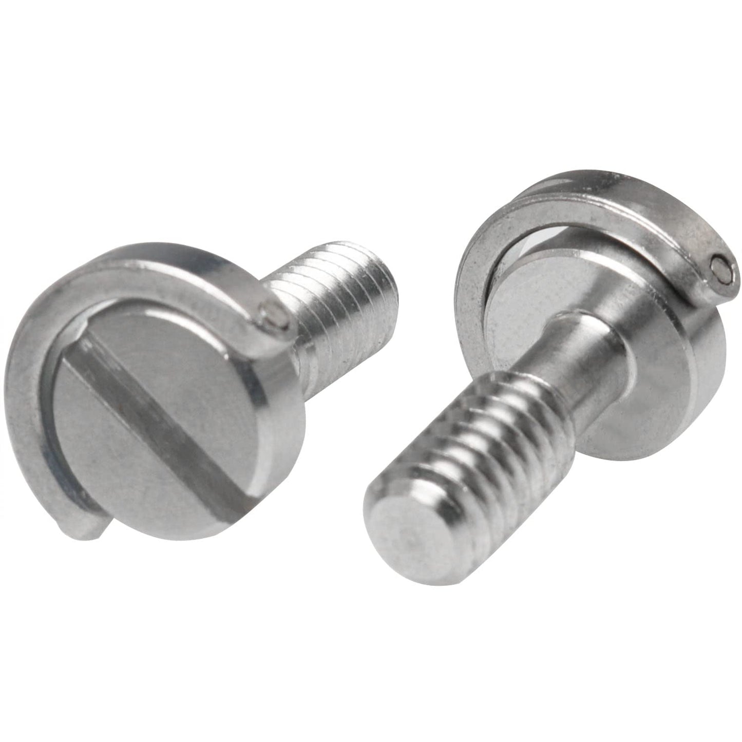 LUORNG 3PCS 1/4-20 Thread D-Ring Stainless Steel Camera Fixing Screws, D Shaft Quick Release Plate Mounting Screw for Camera Tripod Monopod QR Plate
