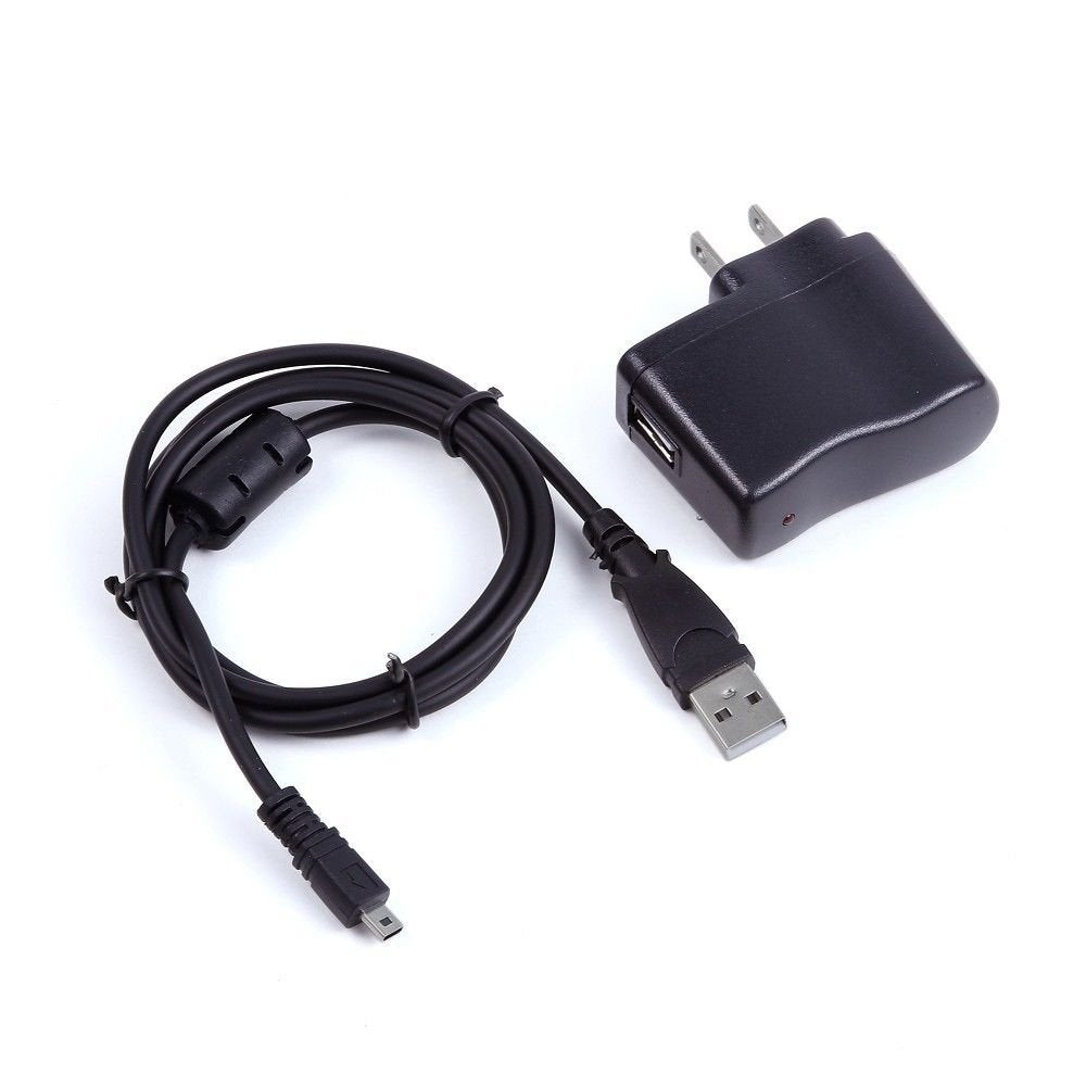 in-Camera USB AC Power Adapter Battery Charger+PC Cord for Sanyo Xacti VPC-T1495