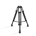 Proaim 100mm Bowl Head Tripod Stand with Rubber Tripod Shoes. Payload up to 80kg/176lb. for DSLR Camera Slider, Fluid Head, Jib/Crane. (P-TP-100-B)