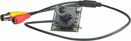 ansice 720P AHD CCTV Board Camera 3.6mm Lens Wide Angle AHD CMOS Chips Board Security with IR-Cut for AHD System Only with Power Supply