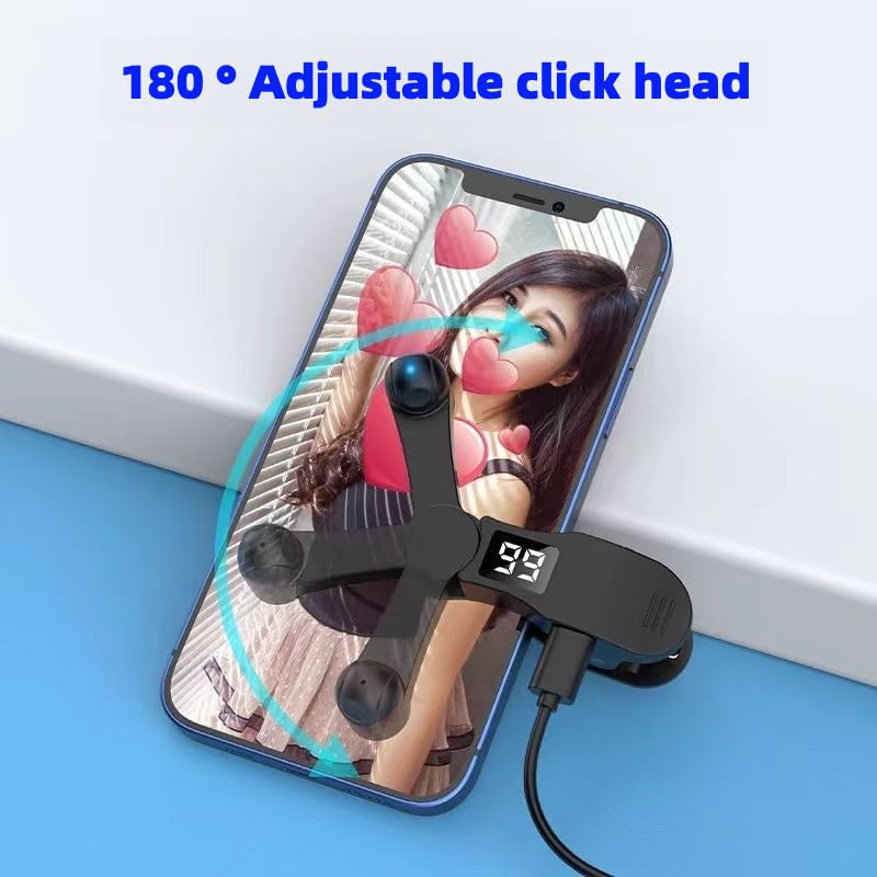 2 Pcs Auto Clicker for Smart Phone, Adjustable Auto Screen Tap for Smartphone Apps, Smartphone Game Screen Touch Digital Tripod