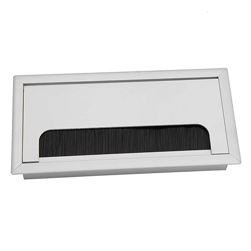 Cable Outlet, Aluminium, M Model, Computer Desk Wire Management Insert Hole Cover