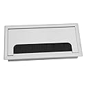 Cable Outlet, Aluminium, M Model, Computer Desk Wire Management Insert Hole Cover