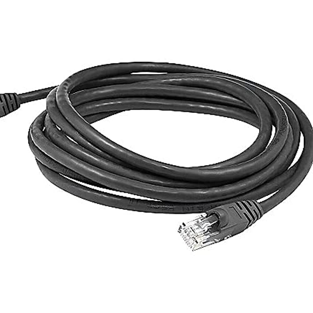 2Ft Rj-45 M/M Black Cat6A Utp Patch Cbl