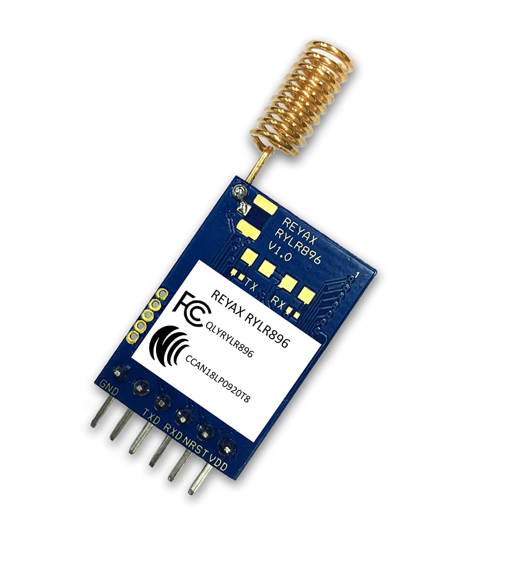 REYAX RYLR896 Lora Module SX1276 UART 868MHz 915MHz Antenna at Command FCC NCC