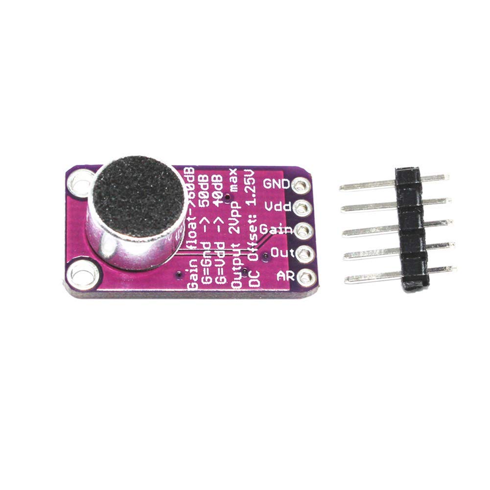 ACEIRMC 5pcs MAX9814 Electret Microphone Amplifier with Auto Gain Control for Arduino