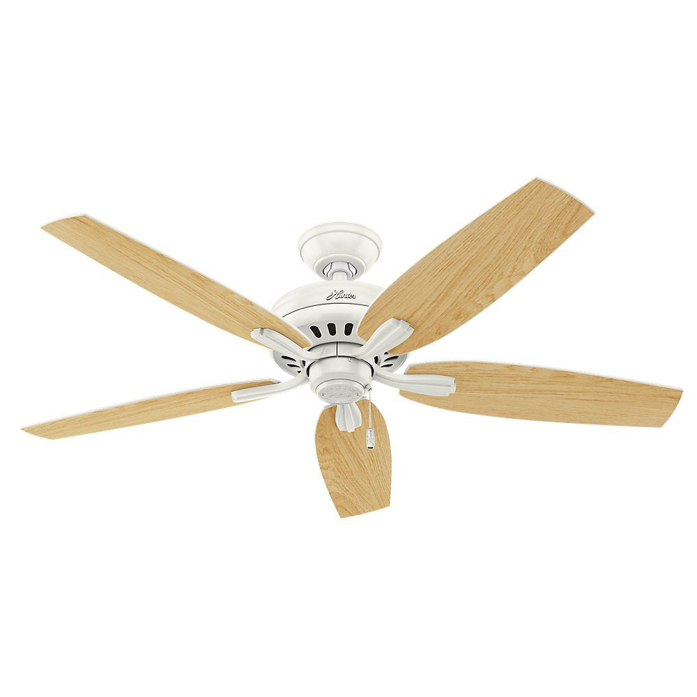 Hunter Fan 52 inch Fresh White Large Room Ceiling Fan with 5 Reversible Fresh White Fan Blades (Renewed)