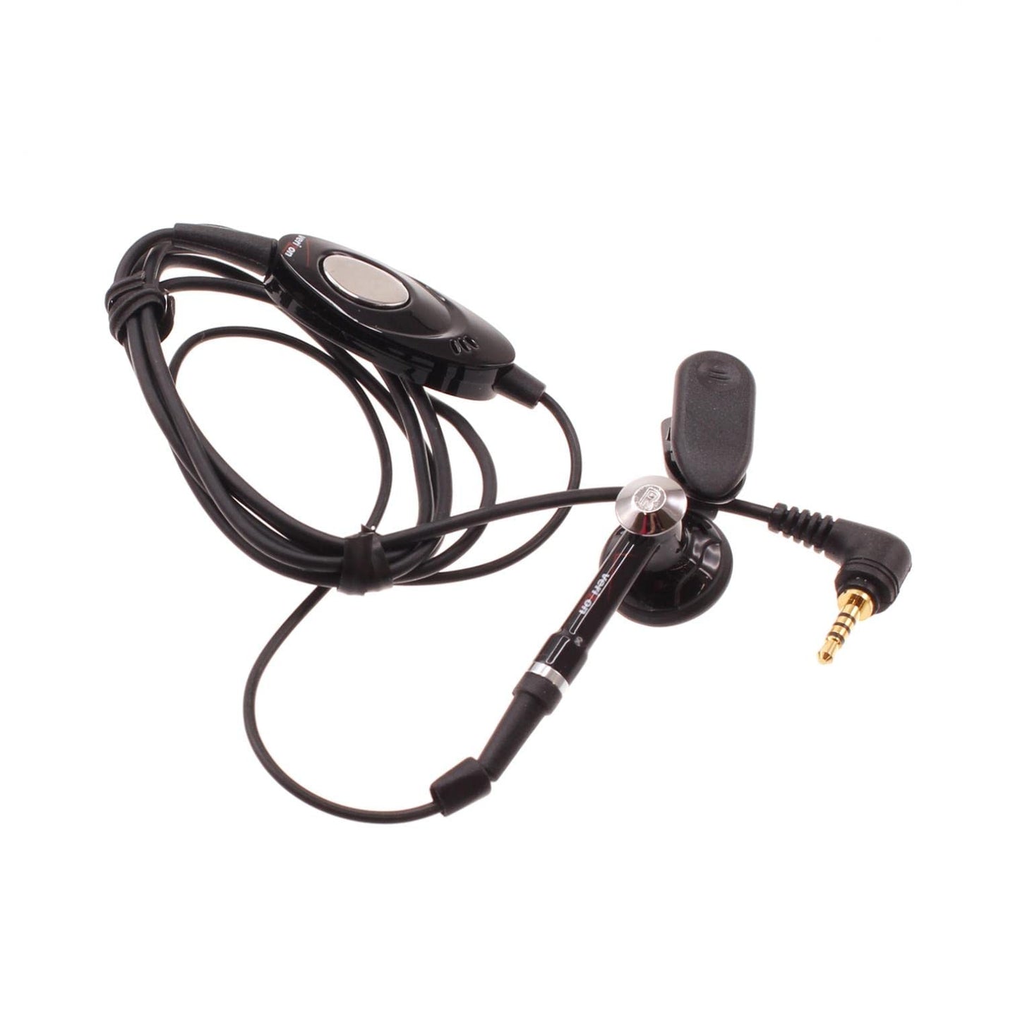 Xenda Mono Headset Wired Earphone Single Earbud 2.5mm Headphone Black Compatible with BlackBerry 8800-8820 - 8830 - Curve 8350i - Pearl 8100…