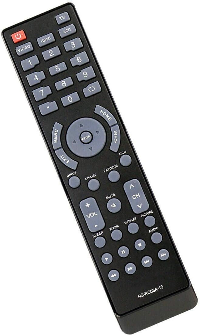 New NS-RC03A-13 Remote Control for Insignia LCD LED TV NS-32L120A13 NS-39E480A13