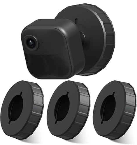 ZHANDEYUA Adhesive Wall Mount for Blink Camera Mount No Drilling Screwing Bracket for Blink Outdoor/Blink Mini/Blink Indoor Camera Round Mount Cameras
