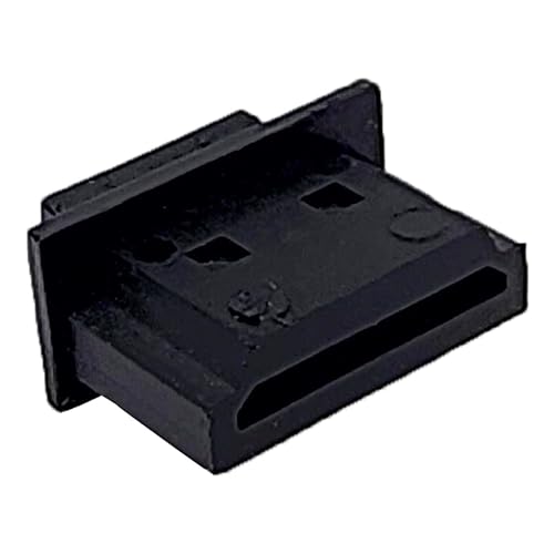 Cable Leader 50 PCS Plastiv Anti-Dust Dirt HDMI Female Dust Cover, Black Color